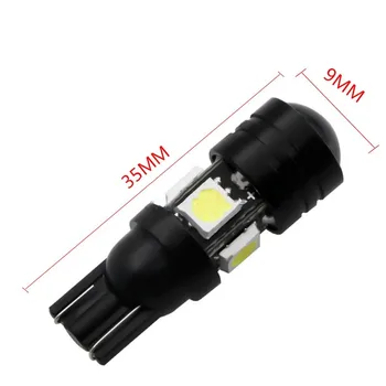 

1PCS Car Led T10 5050 4SMD 1.5W Width Lamp License Plate Light W5W T10 Clearance Lights Bulb