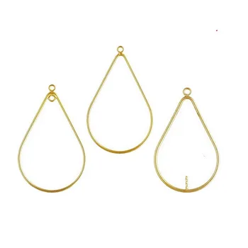 

NEW 14k gold filled water drop shape wire earring findings