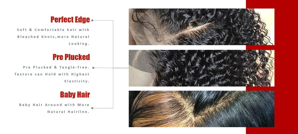 Apliques com cabelo humano