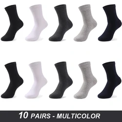 ZARE Men's Cotton Socks New Style Black Business Men Socks Soft Breathable Summer Winter for Male Plus Size A1 C29