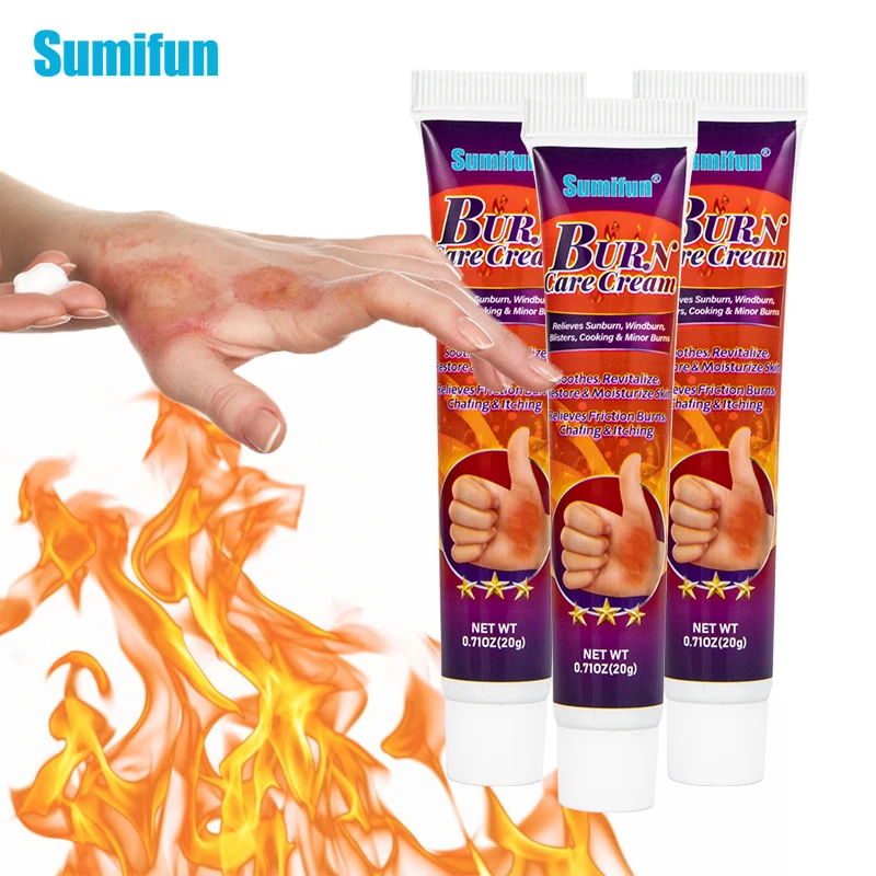 

20g Sumifun Burn Scald Antibacterial Cream Anti-infection Wound Chinese Herbs Medical Pain Relief Ointment Skin Care Plaster