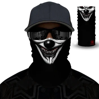 

Movie Clown Anime Skull 3D Seamless Balaclava Magic Scarf Outdoor Sports Bandanas Ski Fishing Cycling Hiking Mask Neck Gaite