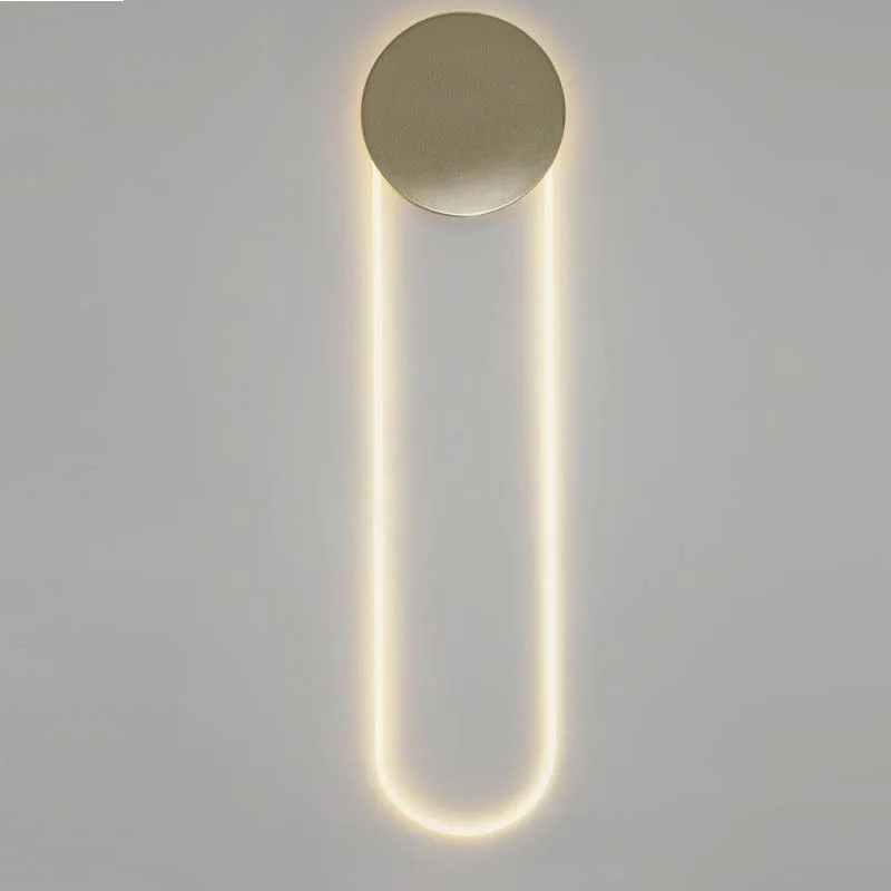 

Contracted sitting room wall lamp post-modern art designer hotel between example of bedroom the head of a bed wall lamp