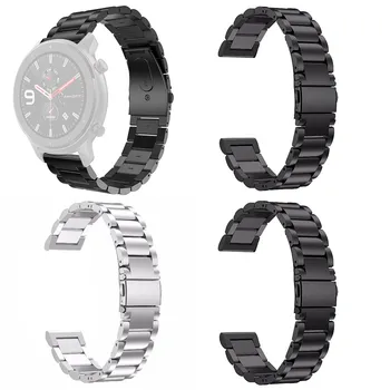 

For AMAZFIT GTR Smart Watch 47mm Watch Band Stainless Steel Wrist Strap Metal Waterproof Wristband Smart Accessories Relogios