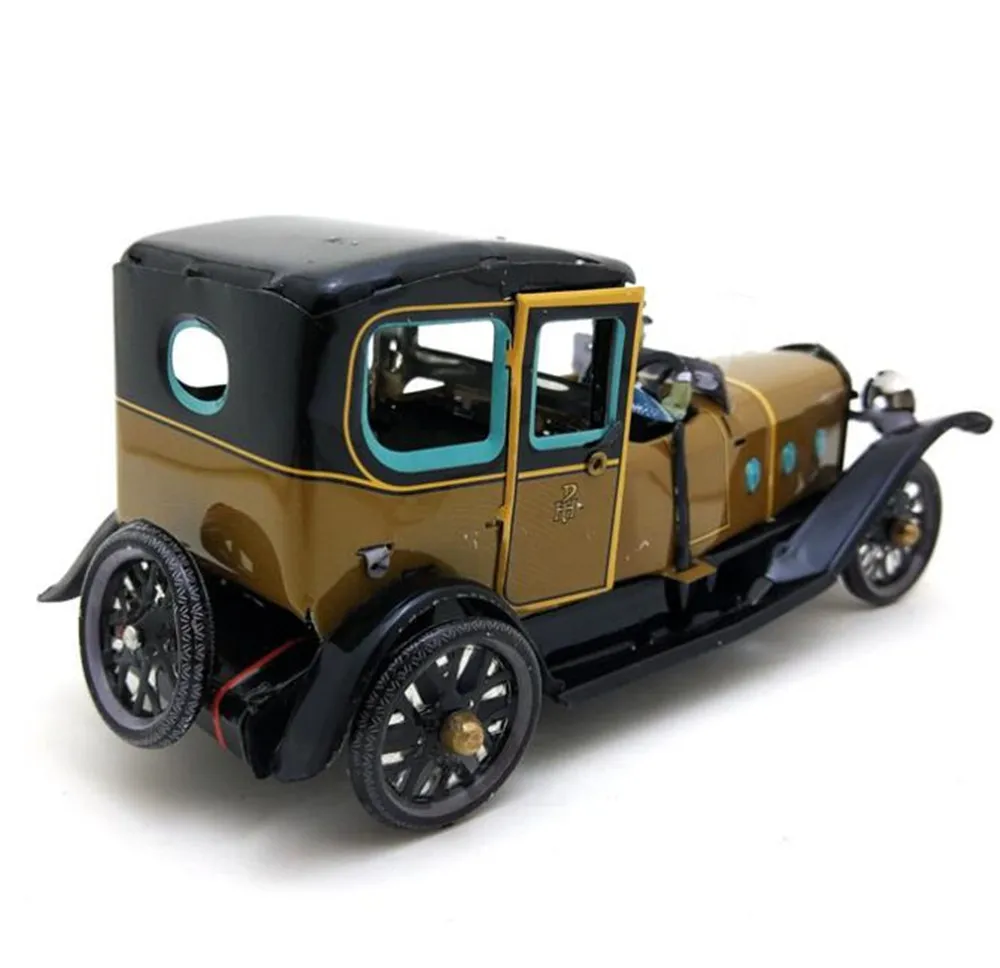 Винтажная Ретро коллекция автомобиля оловянные игрушки классический автомобиль Заводной оловянные игрушки для взрослых детей коллекционный подарок