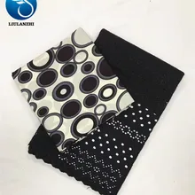 Воск liulanzhi кружевной ткани Африканский хлопок воск с хлопковой вуалью кружевной ткани для платья 3+ 2,5 ярдов ML8WR66-ML8WR92