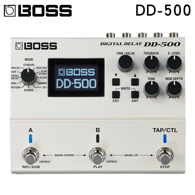Мультицифровая педаль эффектов задержки Boss DD-500 | Спорт и развлечения