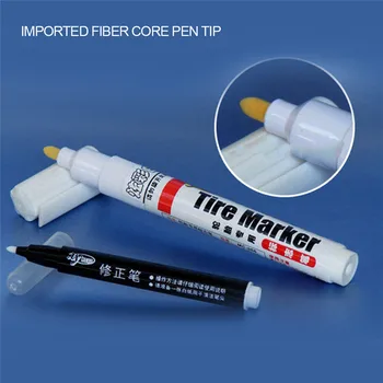 

2020 Newest DIY Paint Pen Cool White Large Volume Letter Touch up Marking Pen Marker For Car Tires Automotive car-styling