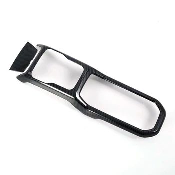 

LHD Carbon Fiber Look ABS for Jeep Wrangler JL 2018 2019 Car Styling Interior Gear Shifter Panel
