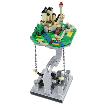 

Modiker 752Pcs Suspension Anti-Gravity MOC Magic Castle Small Particle DIY Building Block Stem Toy
