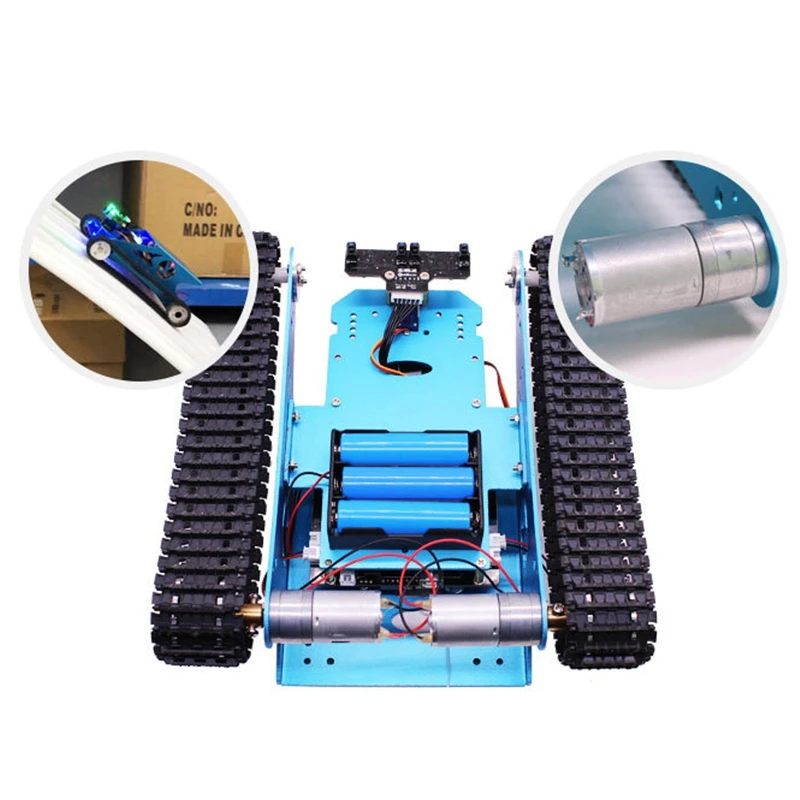 Робот автомобильный Танк комплект для Arduino программируемый умный Танк шасси робот автомобиль, умный обучения и стволовых детей обучающая игрушка супер