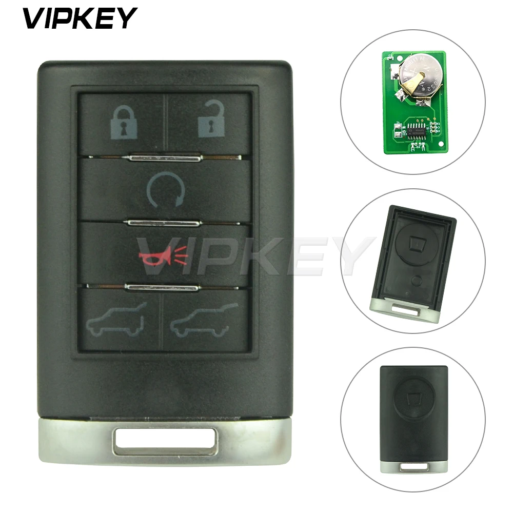 Remtekey OUC6000223/OUC6000066 смарт-ключ 6 Кнопка 315 МГц для Cadillac Escalade 2008 2009 2010 2011 2012 2013