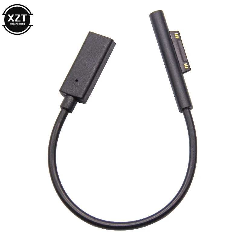 0.2m 15V 3A USB Type-C Power Supply for Microsoft Surface Pro 4 5 6 Go PD Charging Adapter Cable DC Cord Fast Charger Tablet