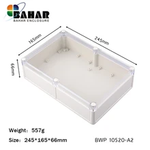 2 шт./лот IP68 водонепроницаемый проект корпуса Пластиковый корпус для электронных устройств Пластиковый корпус для электроники 245*165*66 мм