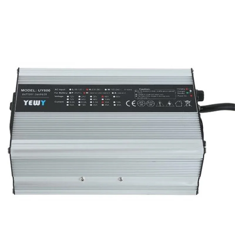 54,75 V 10A 600W зарядное устройство для 48V 15S lifepo4 Аккумуляторный блок