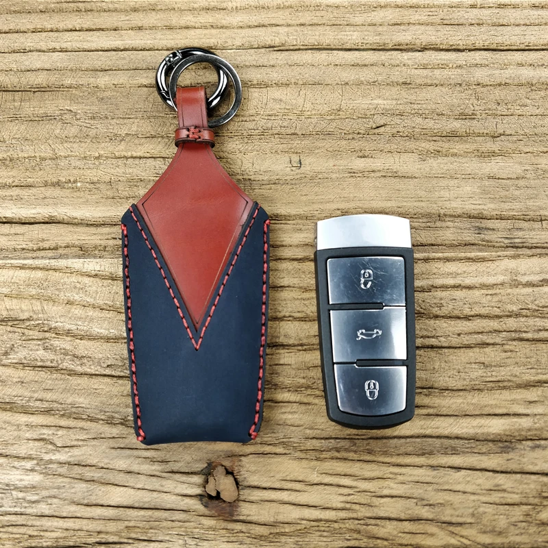 Чехол для ключей из натуральной кожи для V W CC Passat B6 B7 Passat 3C CC Maogotan R36B5B7L автомобильный корпус стильный ключ защитный брелок