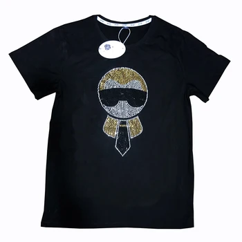 

Seestern brand 2020 new man tshirt Beading old Buddha autumn winter fashion Short Sleeve T shirt men‘s tops Hip hop Leisure tee