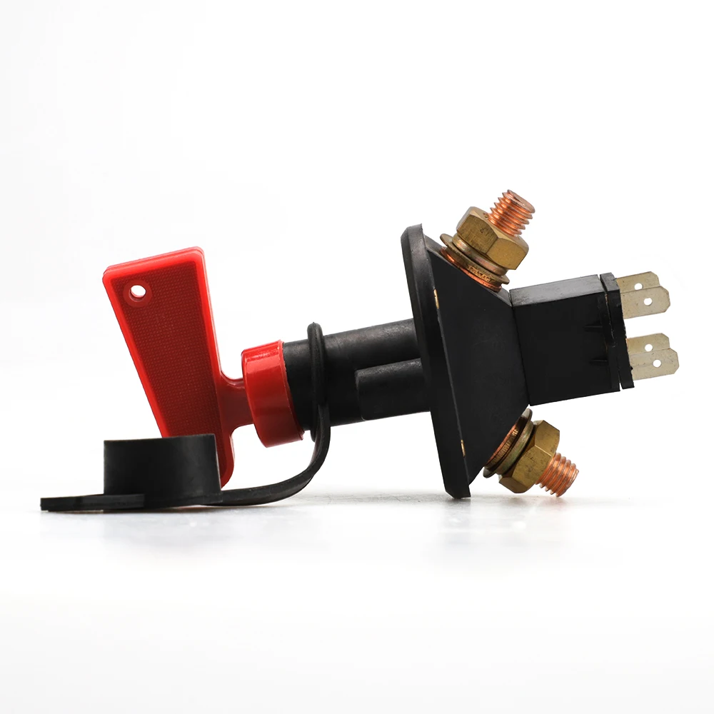 

Universal 12/24V 4 Terminals Battery Isolator Master Power Isolator Cut Out/Off Kill Switch FIA Type Kit Car Race Rally