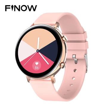 

Finow GW33 Women's Smart Watch Active Bluetooth Call Heart Rate ECG Monitor Step Sleep Tracker Smartwatch Men for Android iOS