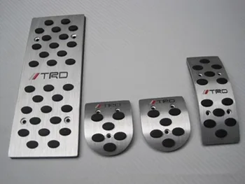 

car pedals TRD For Toyota RAV4 / Toyota Carola MT car accelerator pedal foot skid plate/Non-slip pedal