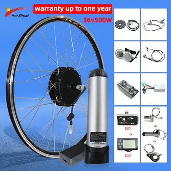 

Electric Bike Conversion Kit 500W 36V 10Ah Lithium Battery 20Inch 26Inch 700C Ebike Conversion kit Front Hub Motor Wheel