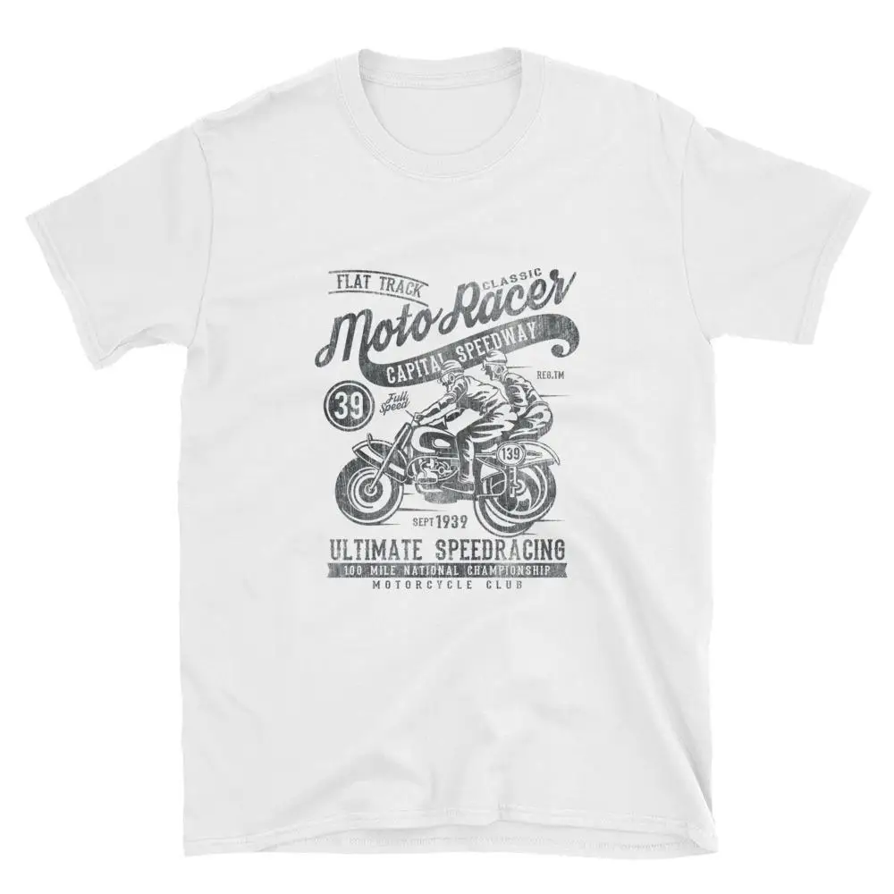 Новинка 2019 Мужская футболка для мотокросса байкера гонщика спидвея футболки |