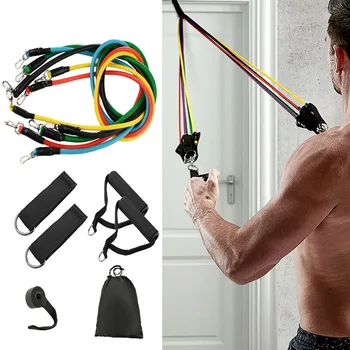 

Fitness Resistance Bands Set Yoga Indoor Gym Exercise Fitness Rally Pulling Rope Muscle Training Rope Strength Training Gear