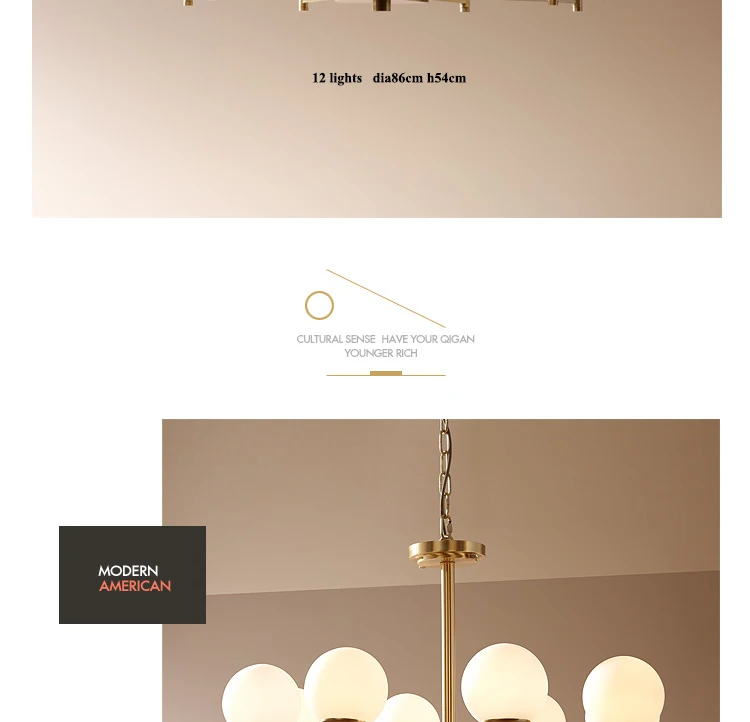 Lustra lampa, скандинавский блеск, медь, E27, светодиодная подвесная люстра, освещение, креативное стекло, Modo, для столовой, светодиодные люстры