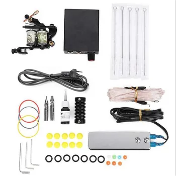 

Professional Complete Tattoo Kit Set Tattoo Machine with 5 Immortal Color Inks
