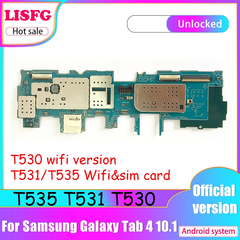 Материнская плата для Samsung Galaxy Tab 4 10 1 T530 T531 T535 Android | Мобильные телефоны и