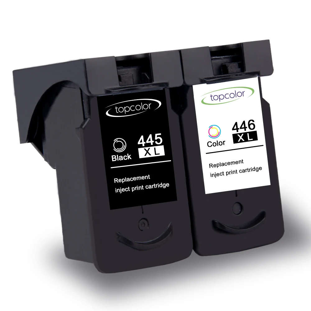445Black-446Color Topcolor PG445 CL446 чернильный картридж для Canon 445 446 Pixma MG2440 2540 2940 iP2840 MX494 TS204 304 3140 TR4540 принтер - Цвет: 445Black-446Color