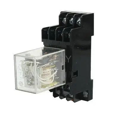 

DC 24V Coil 4PDT 14Terminal Motor Control Electromagnetic Power Relay