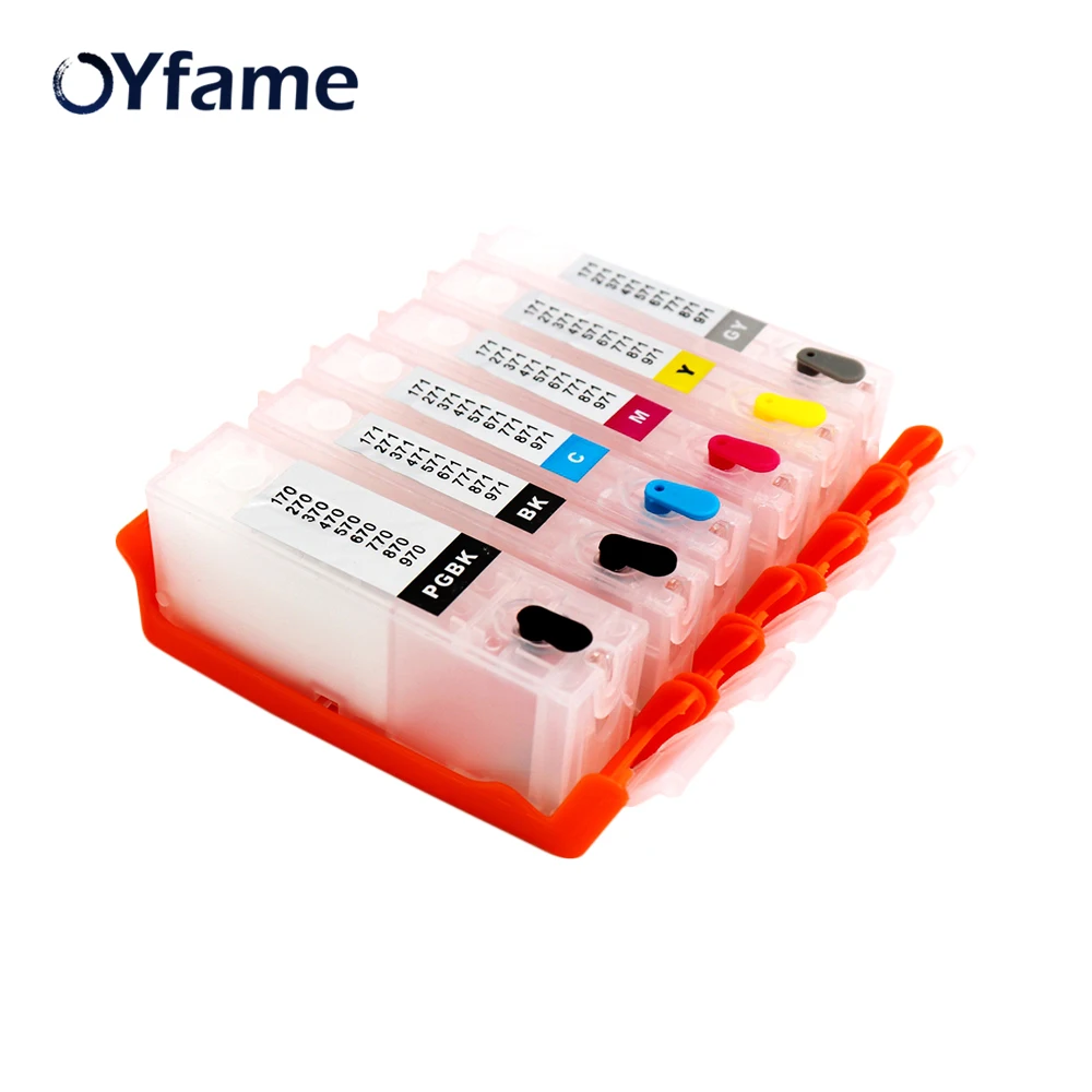 Картридж чернильный OYfame 6color 470 471 для Canon PGI470 CLI471 картридж с чипом ARC принтера canon