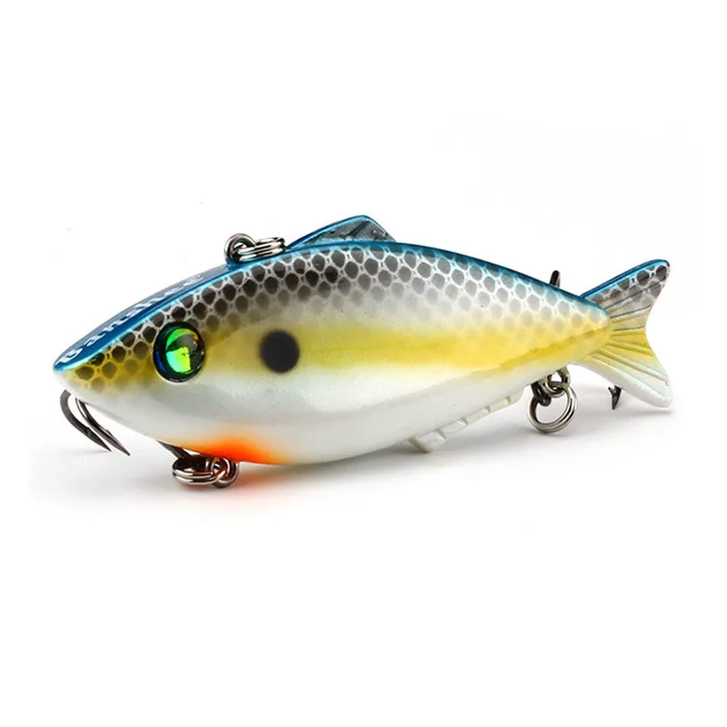 2 шт./лот металлическая блесна VIB рыболовная приманка жесткие приманки 80 мм 16 г