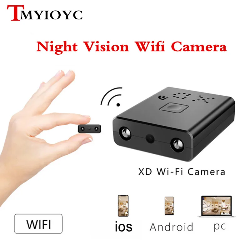 2019 Новинка HD1080P мини Wifi камера инфракрасного ночного видения обнаружения