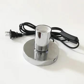 

Factory Supply E27 EU US Plug lamp holder with on off Switch DIY lamp accessories for Ceiling E26 uv led sterilization light