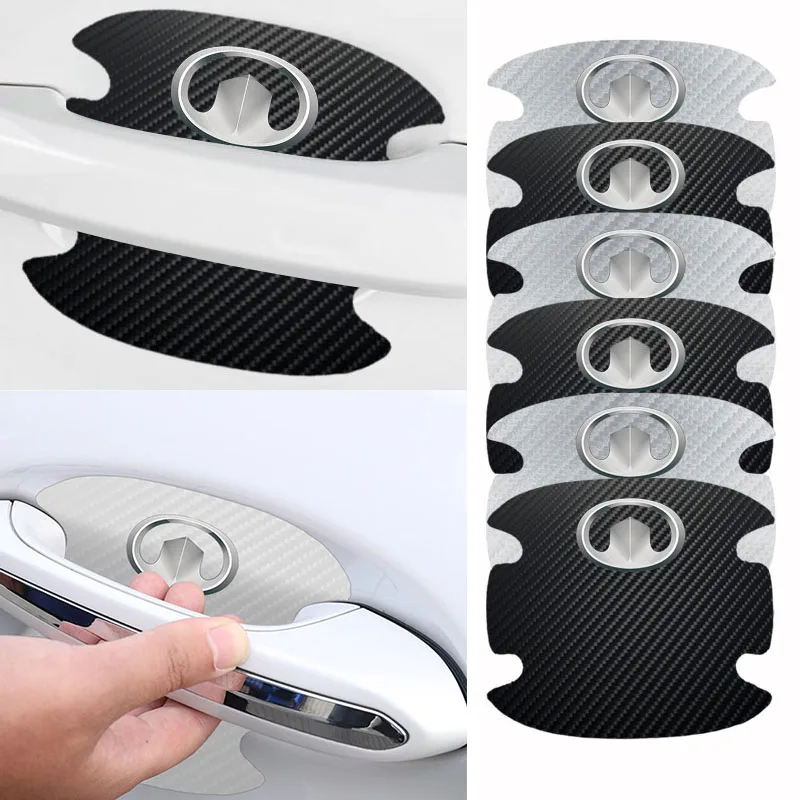 4 шт. защитная пленка на дверную ручку автомобиля полосатая наклейка для Great Wall Hover