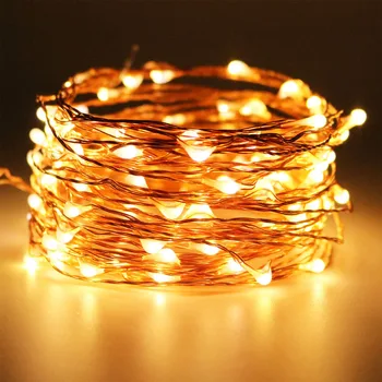 

HarrisonTek 10M LED String lights Holiday New Year Fairy Garland For Christmas Tree Wedding Party Decoration for home