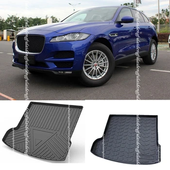 

For Jaguar F-PACE 2016-2020 All weather Car pad Cargo TPO Mat Rear Trunk Tray Liner Carpet Car Styling Accessories