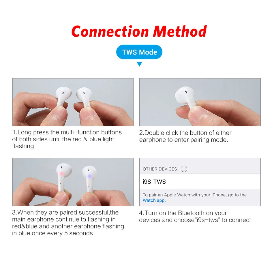 KEPHE i9s Tws Bluetooth 5,0 беспроводные наушники мини наушники с микрофоном зарядная коробка спортивная Гарнитура для смартфона