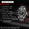 PAGANI DESIGN Brand Men's Rubber Strap Stainless Steel Luxury Sapphire Automatic Mechanical Watch NH35 Waterproof Men Wristwatch 3