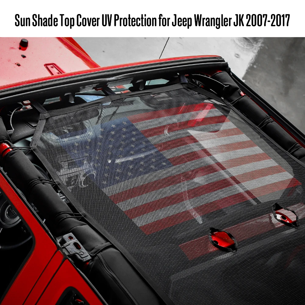 Авто солнцезащитный козырек верхняя крышка УФ-защита для Jeep Wrangler JK 2007- автомобильные аксессуары