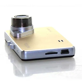 

New Car DVR Gold Color Ultra-thin 2.4 In FHD 1080P Dashboard Night Vision Camera Video Recorder Loop Recording Mini Dash Cam DVR