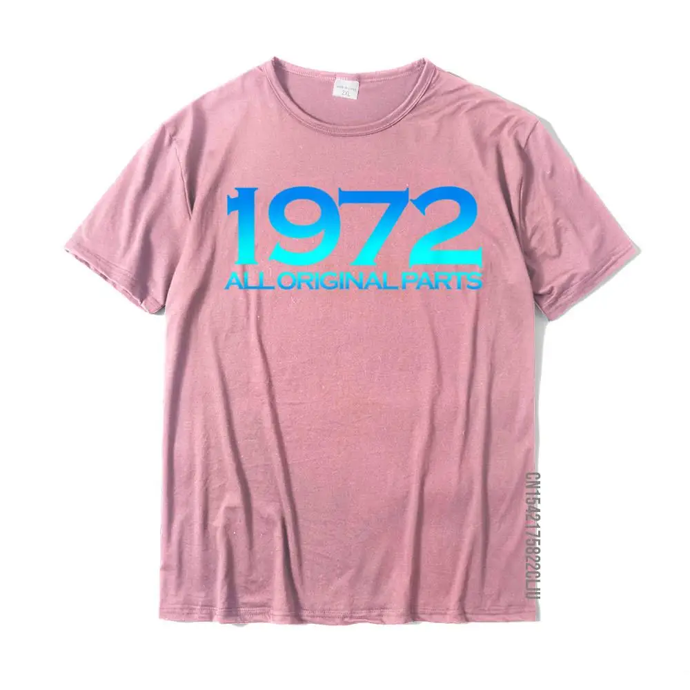 Street Fashion Cool Tops Tees Crewneck Summer Autumn 100% Cotton Short Sleeve Top T-shirts for Men Casual Tops Shirts Humor 1972 49 Year Old Bday 49th Birthday Gift for Men Women T-Shirt__28746 pink