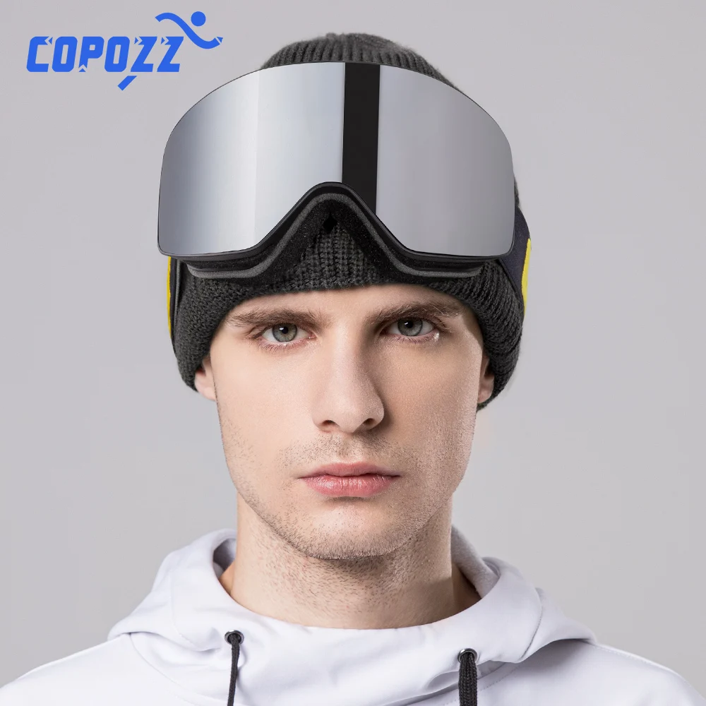 Брендовые лыжные очки COPOZZ для мужчин и женщин двухслойные большие сноуборда