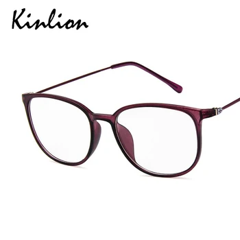 

Kinlion Retro Metal Eyeglasses Frame Women Mens Eyewear Transparent Glasses Frame Reading Optical Square Glasses Frame Gafas