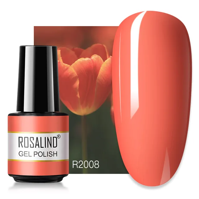 ROSALIND 7ML Nail Gel Polish Hybrid Varnishes All For Manicure Nails Art Base Top Coat UV Lamp Vernis Semi Permanent Varnishes RAR2008