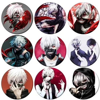 

Anime Tokyo Ghoul Brooch Pin Badge Accessories For Clothes Backpack Decoration Children's Gift