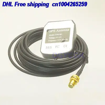 

DHL 50pcs Antenna GPS Active 1575.42MHZ RPSMA female bulkhead Magnetic base for RG174 antenna 22-a