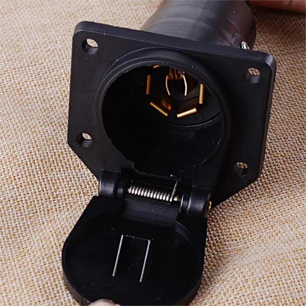 CITALL MIC-AP-210C 4-полосная плоский до 7 способ круглый RV лезвие адаптер для проводки прицепное устройство штепсельная вилка с кронштейном